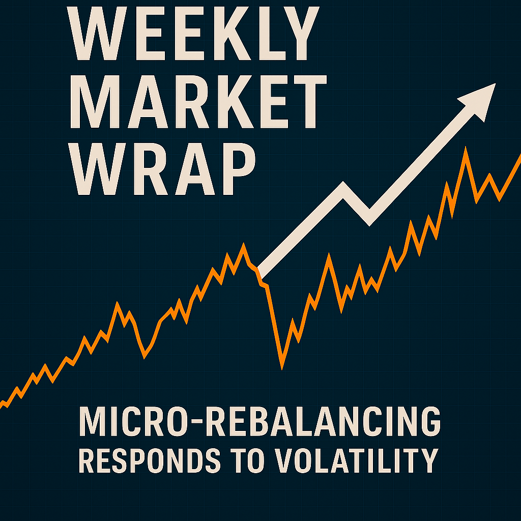 How Micro-Rebalancing Handles Weekly Market Volatility: A Case Study in Mechanical Discipline