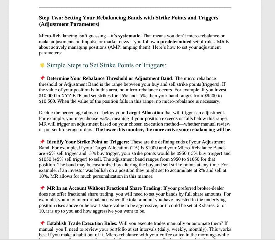 Standard Edition - The Art of the Micro-Rebalance: The New Financial Frontier Index Rebalancing