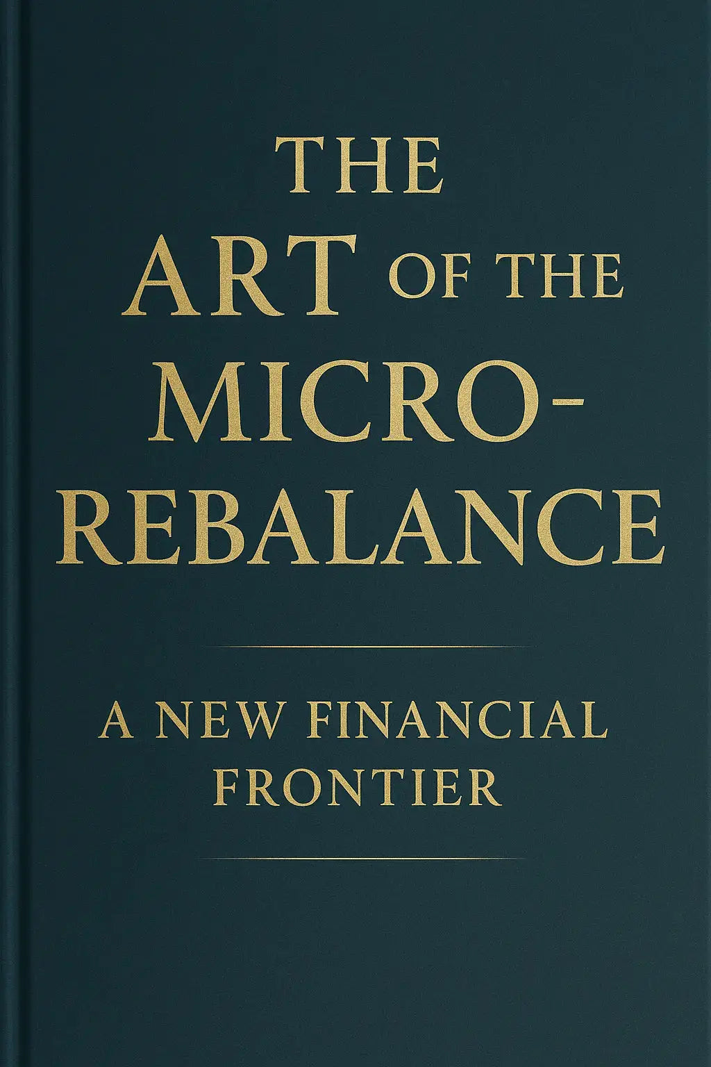 The Art of the Micro-Rebalance: The New Financial Frontier Cover