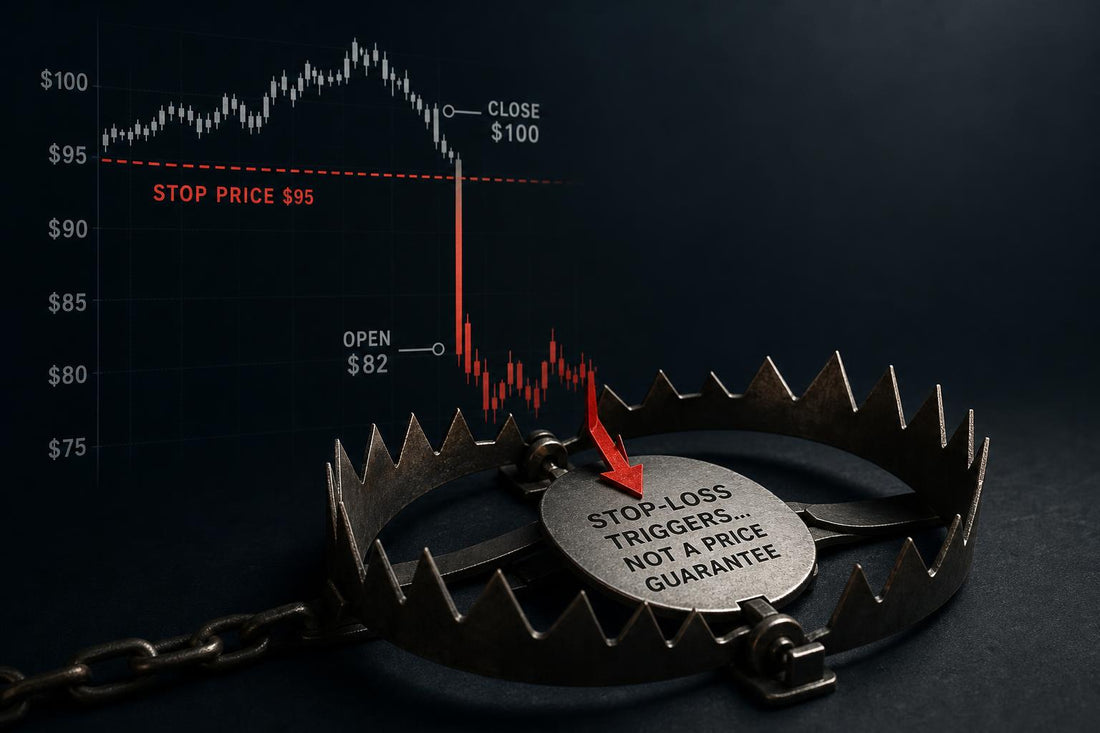 A Stop-Loss Order Is Not a Guaranteed Exit Price: What Happens When a Stock Gaps Down