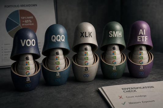 The Same-Bet Problem: How VOO, QQQ, and AI ETFs Can Stack One Theme Three Times