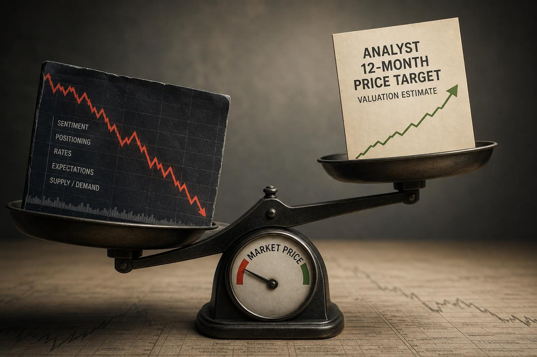 Why Analysts Can Raise a Stock's Price Target While the Stock Is Falling