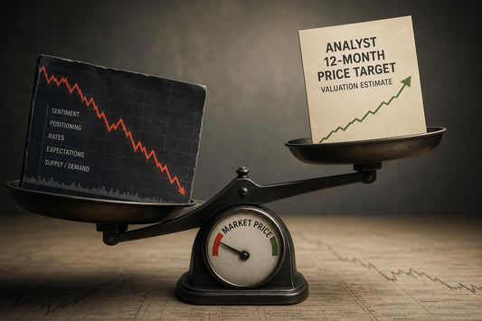 Why Analysts Can Raise a Stock's Price Target While the Stock Is Falling